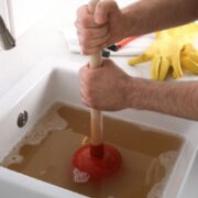 Clogged Kitchen Sink